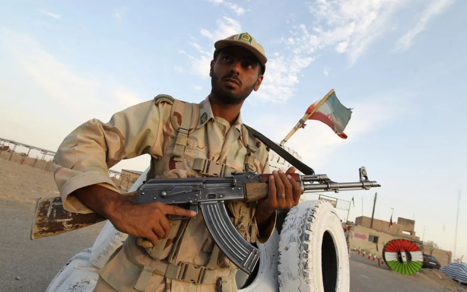 Iran's Revolutionary Guard said it has killed five gunmen who crossed from neighboring Iraq. (AFP)