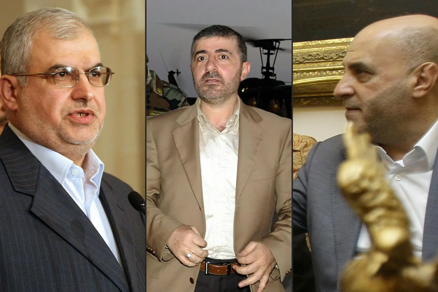 Emin Şeri, Vefik Safa, Muhammed Raad (AFP)