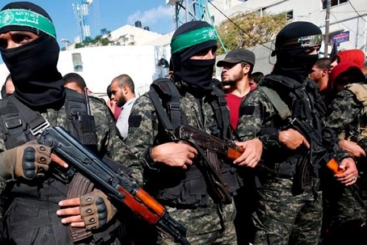 Hamas’ın askeri kanadı Kassam Tugayları'ndan askerler (AFP)