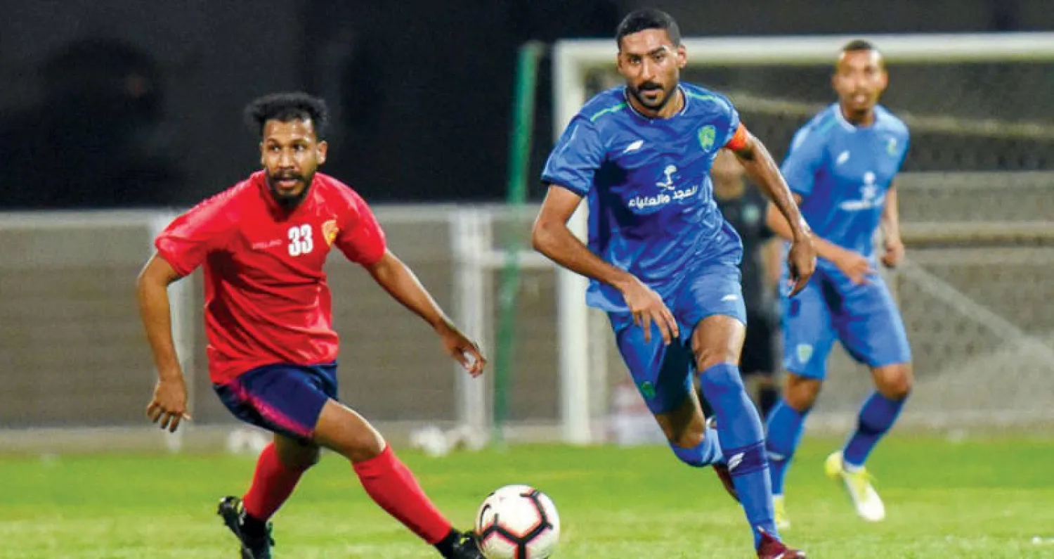 من المواجهة الودية التي خسرها الفتح أمام القادسية (الشرق الأوسط)