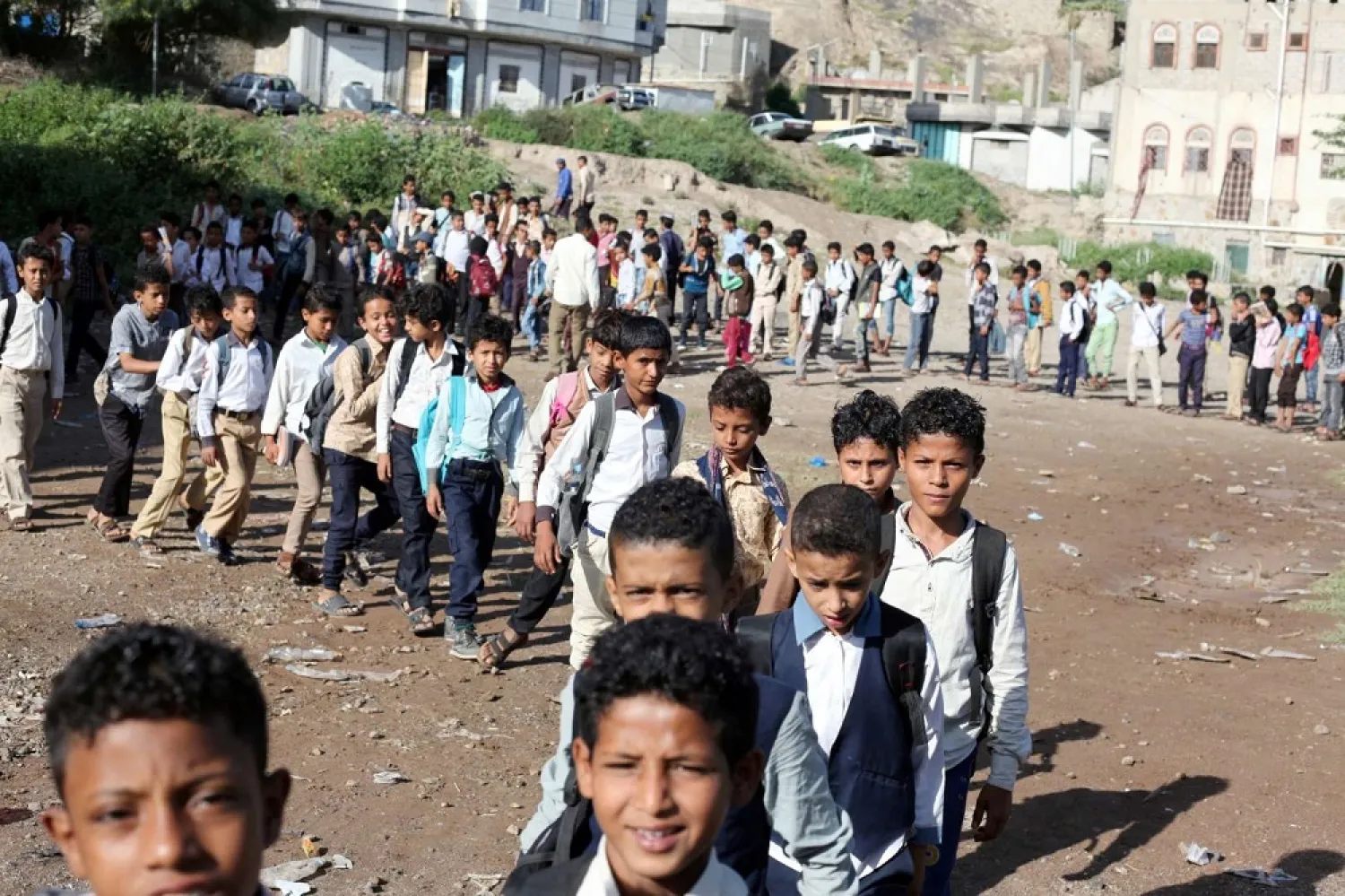 Students in Taiz, Yemen. (Reuters file photo)