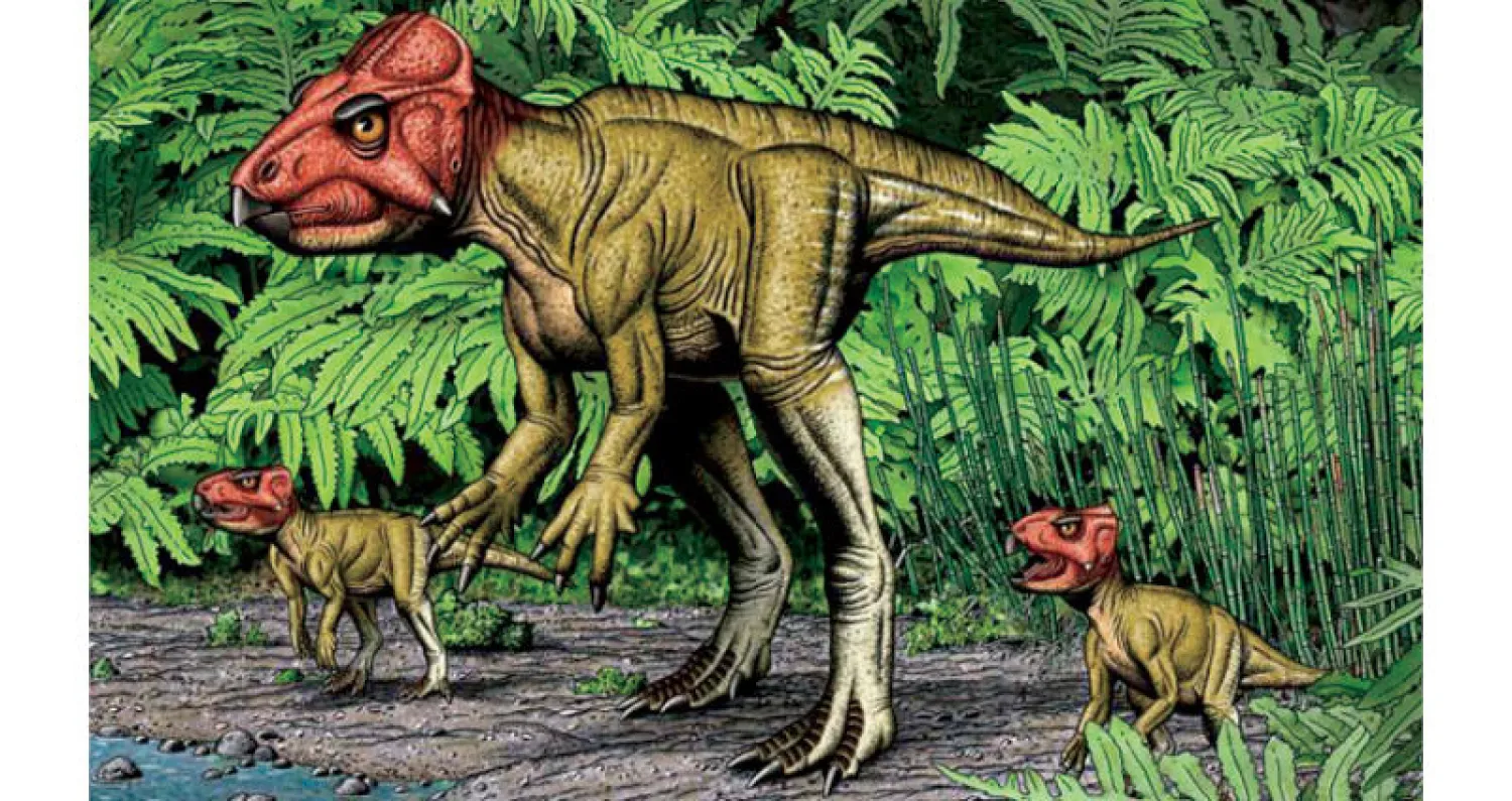 صورة متخيلة  لشكل الديناصور