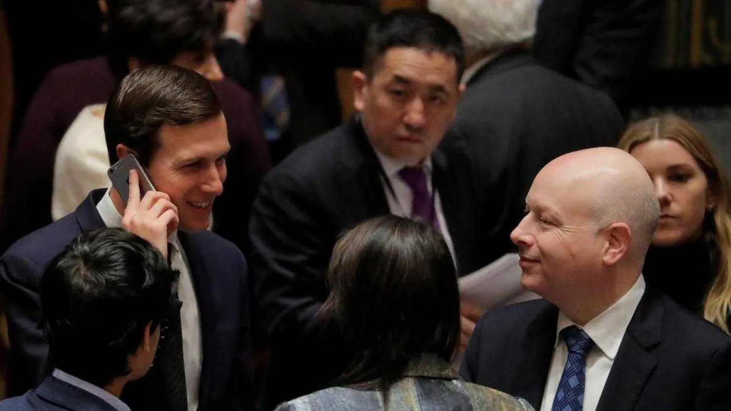 Trump's son-in-law and adviser Jared Kushner (left) and US Special Envoy to the Middle East Jason Greenblatt (right) (File Photo: Reuters)