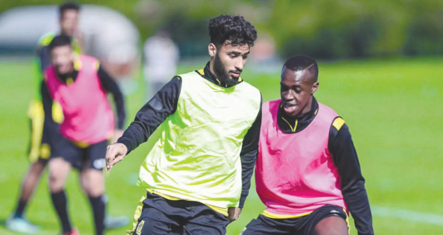 من تدريبات الاتحاد في معسكر مانشستر (الشرق الأوسط)