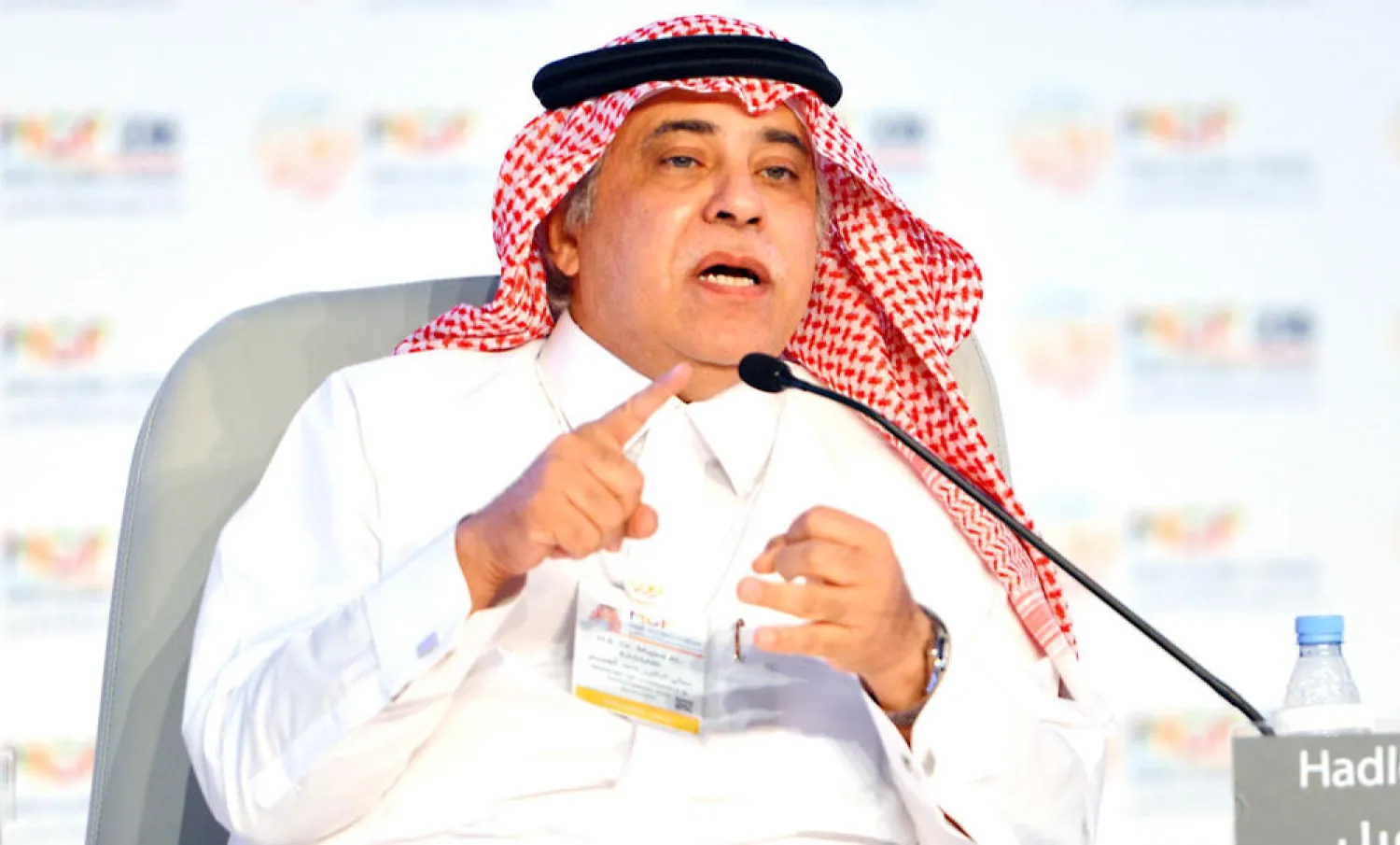 Acting Minister of Municipal and Rural Affairs Majid al-Qasabi. (SPA)
