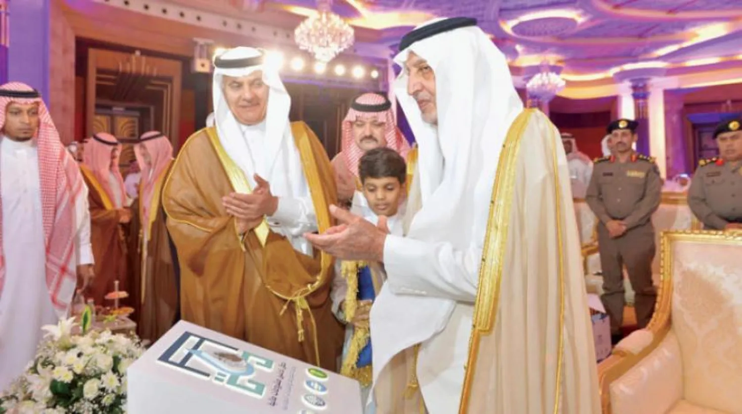 Governor of Makkah Region and Advisor to the Custodian of the Two Holy Mosques Prince Khalid al-Faisal during the inauguration (SPA)
