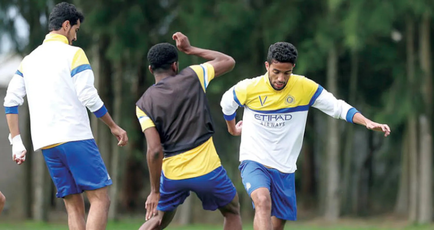 من تدريبات النصر في معسكر البرتغال (الشرق الأوسط)