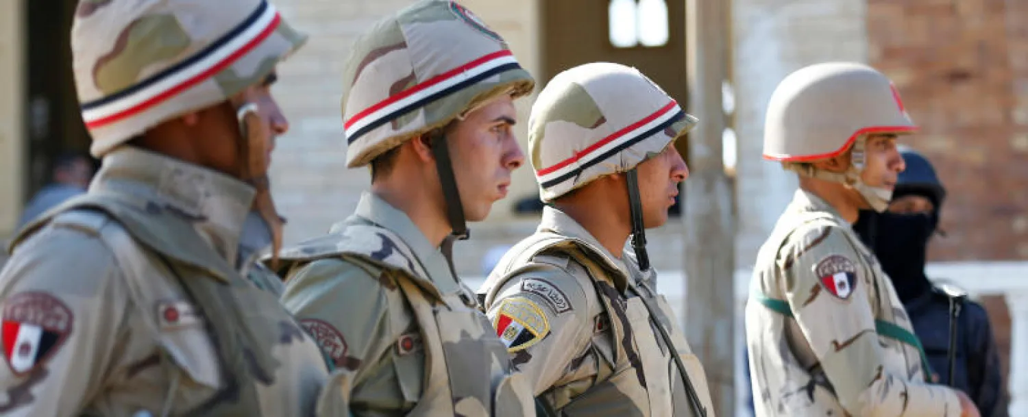 قوات الجيش المصري في سيناء (أرشيف - رويترز)