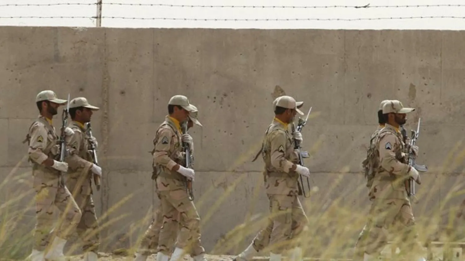 Iranian border guards. (AFP)