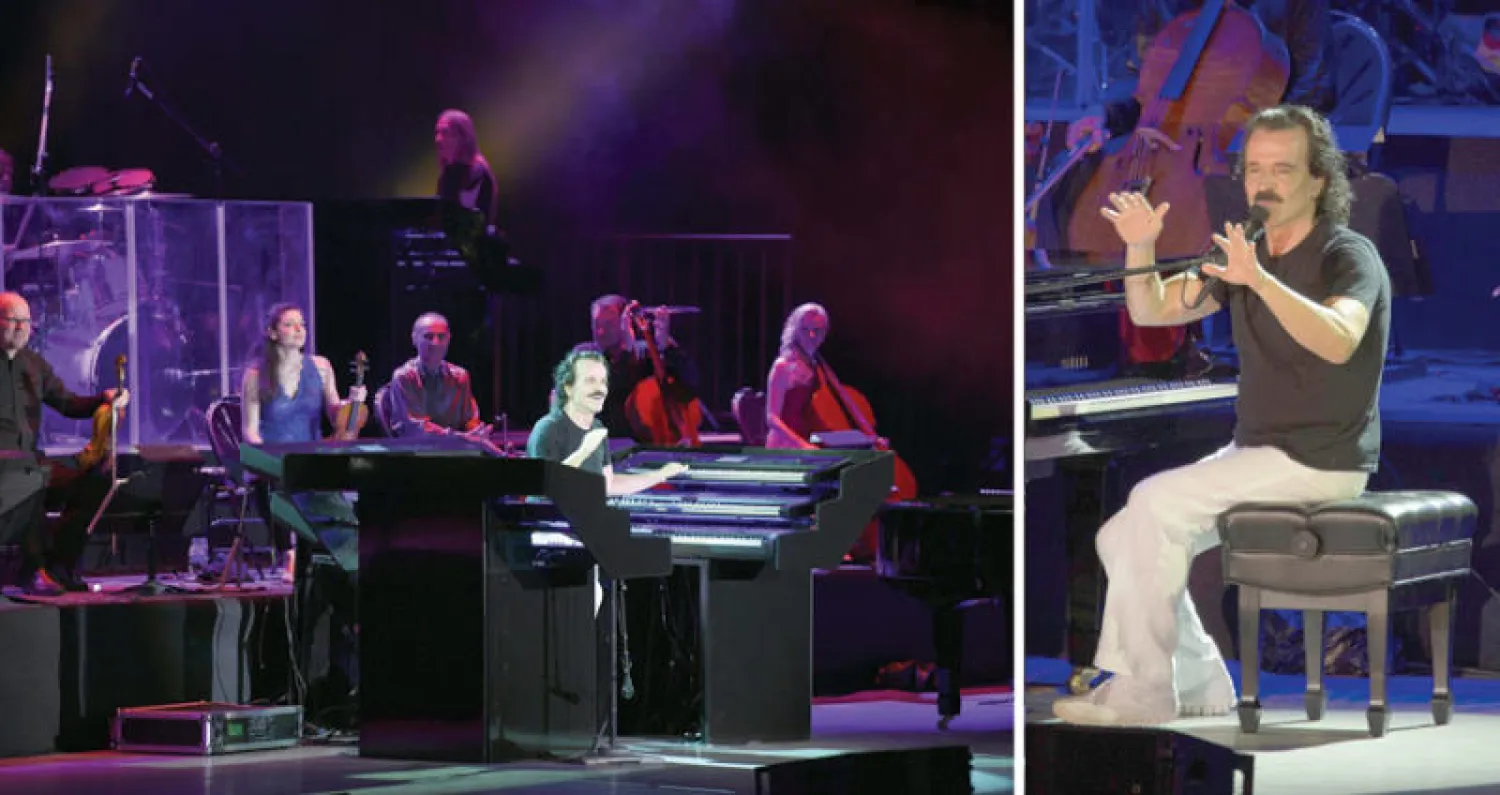 ياني متوجهاً بالشكر إلى الجمهور اللبناني في «أعياد بيروت»