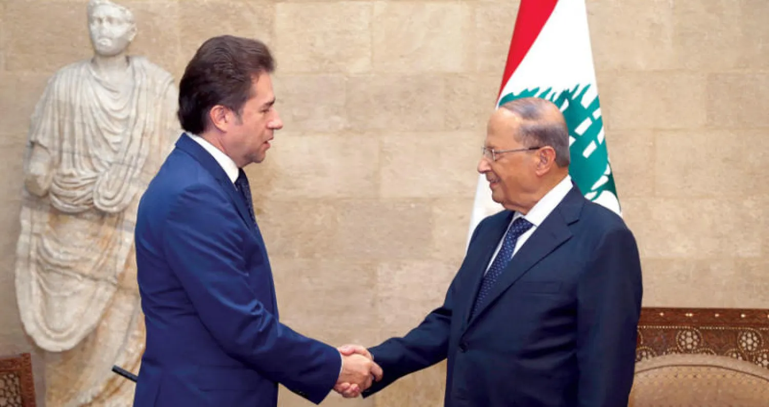 الرئيس ميشال عون مستقبلاً أمس وزير خارجية الباراغواي الذي يقوم بزيارة إلى لبنان (دالاتي ونهرا)