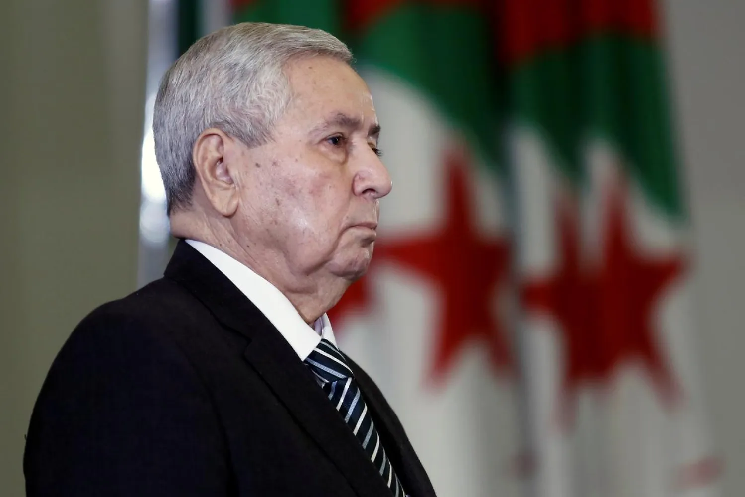 Bensalah is pictured after being appointed as interim president by Algeria's parliament,  Algeria April 9, 2019. REUTERS/Ramzi Boudina