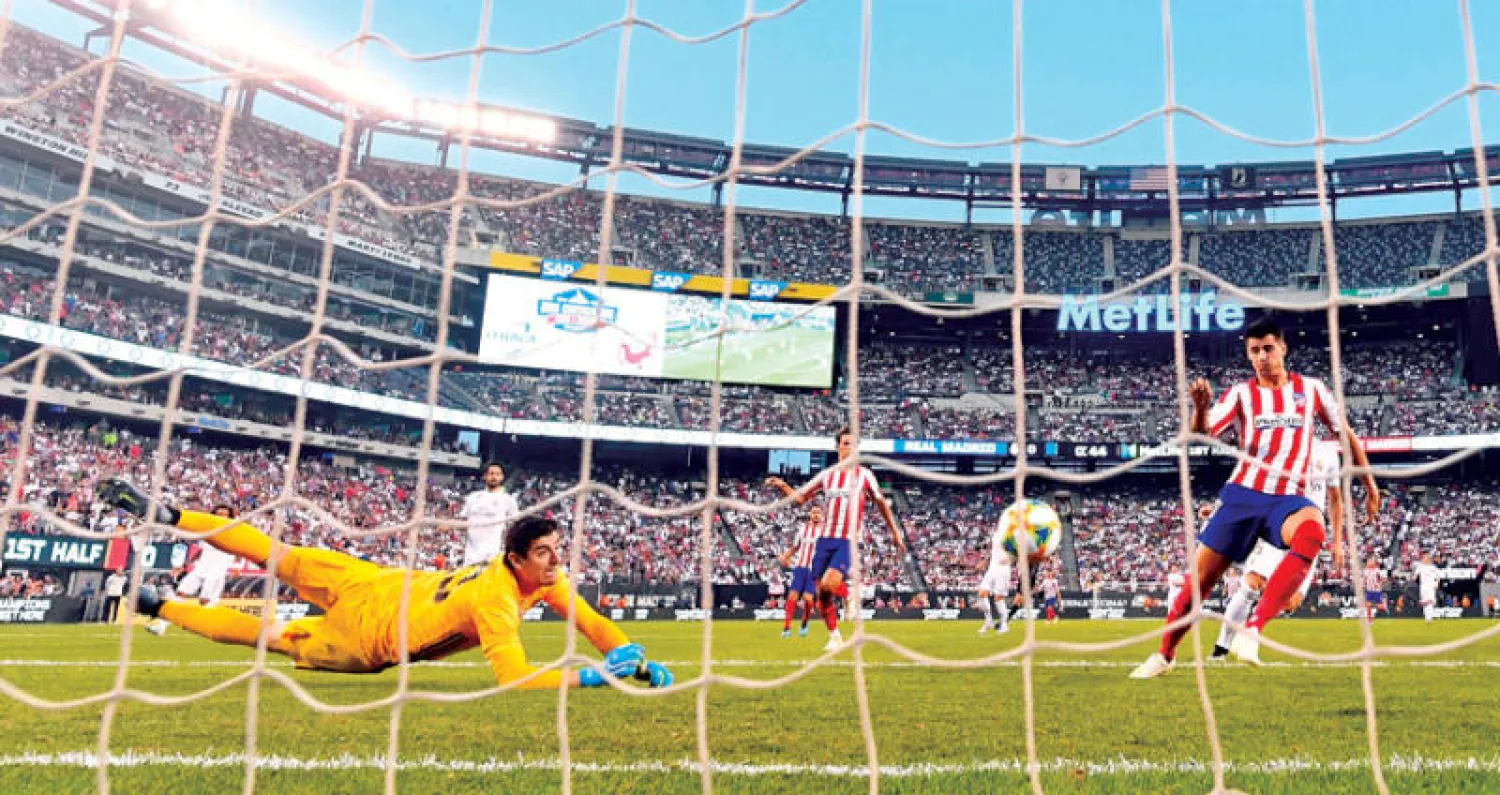 شباك ريـال مدريد اهتزت 12 مرة في 3 مباريات ودية بالولايات المتحدة (أ.ف.ب)