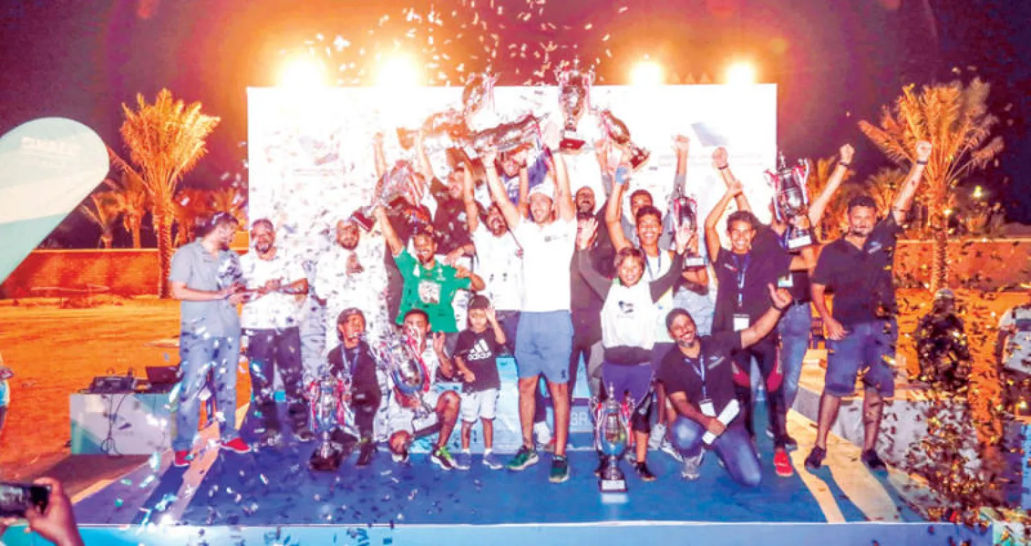 جانب من تتويج الأبطال (الشرق الأوسط)