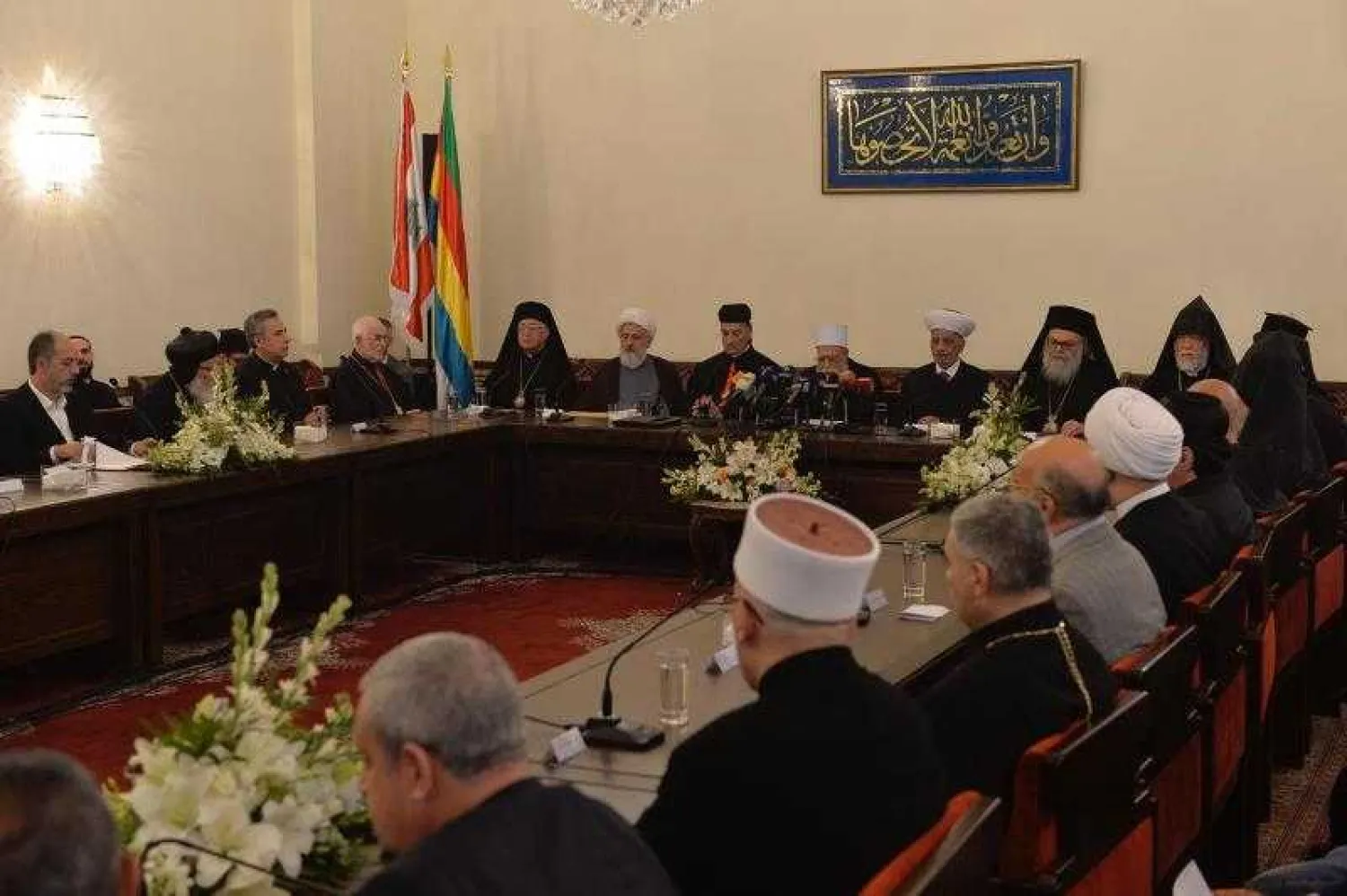 Participants in the Christian-Muslim summit. NNA