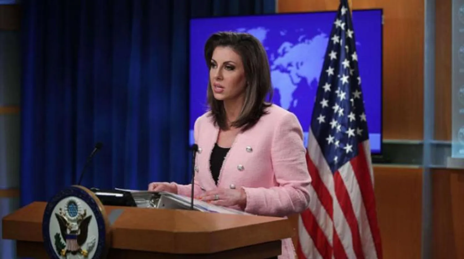 المتحدثة باسم الخارجية الأميركية مورغان أورتاغوس (أرشيفية - أ.ف.ب)