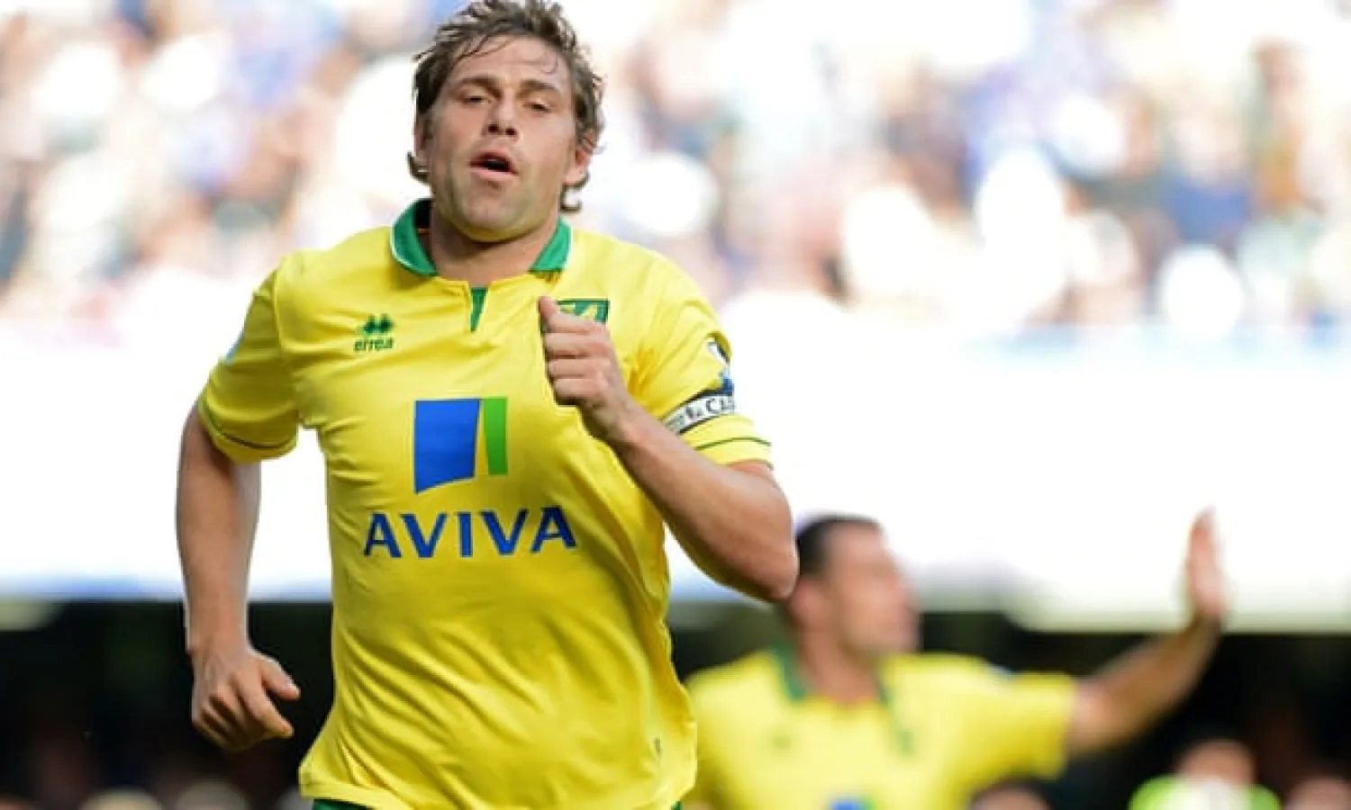  Grant Holt scored some classic goals for Norwich, including one against Chelsea at Stamford Bridge. Photograph: Ben Stansall/AFP/Getty Images
