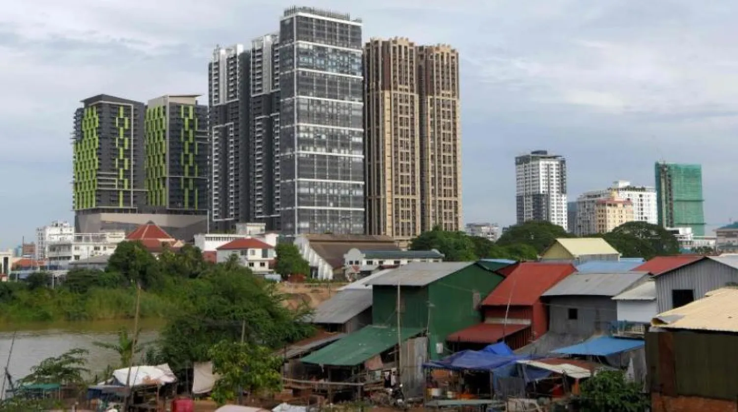 Kamboçya’nın başkenti Phnom Penh’den bir kare (AFP)