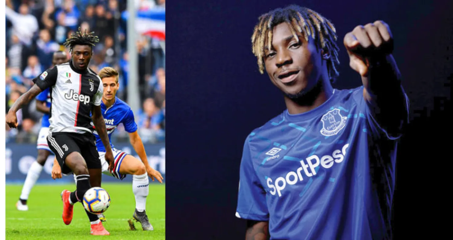 مويس كين موهبة إيطالية جديدة تتطلع للبروز في الدوري الإنجليزي  -  مويس كين بقميص يوفنتوس قبل الانتقال لإيفرتون