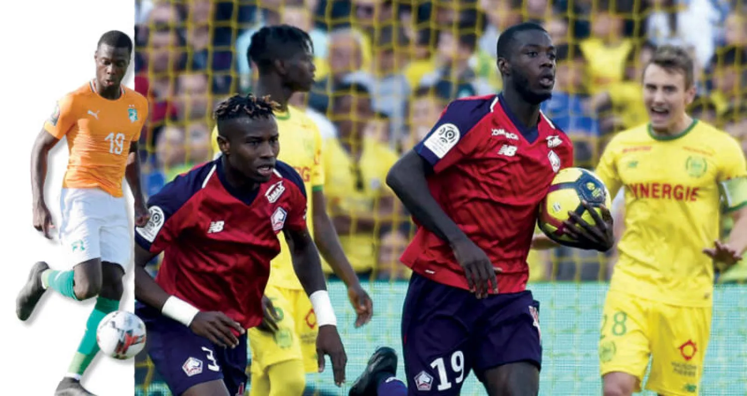 أحرز بيبي 22 هدفاً لحساب ليل الفرنسي الموسم الماضي فجذب أنظار الأندية الكبرى  -  بيبي ومستوى متواضع في كأس الأمم الأفريقية (أ.ف.ب)