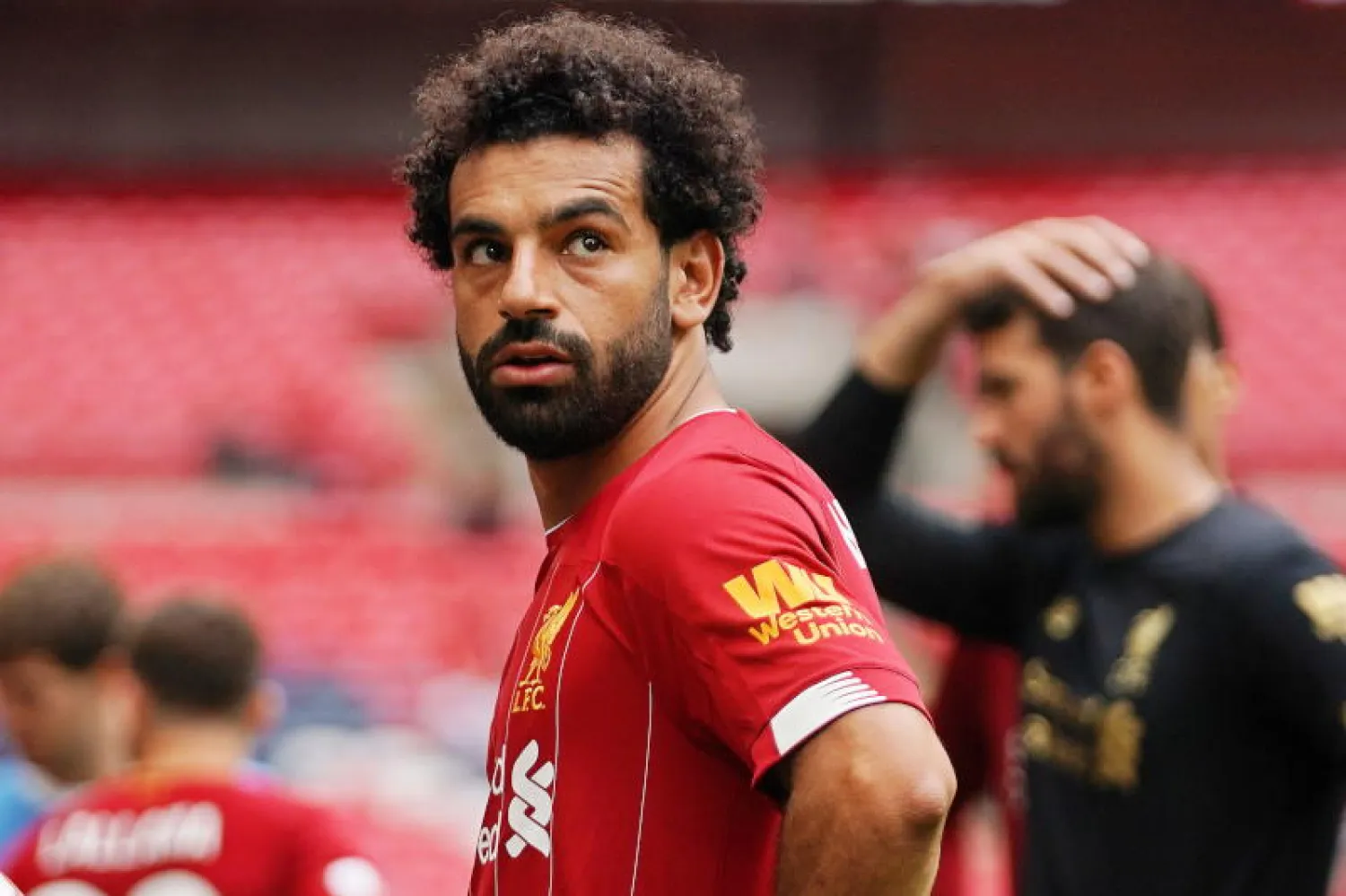 النجم المصري محمد صلاح لاعب ليفربول (إ.ب.أ)