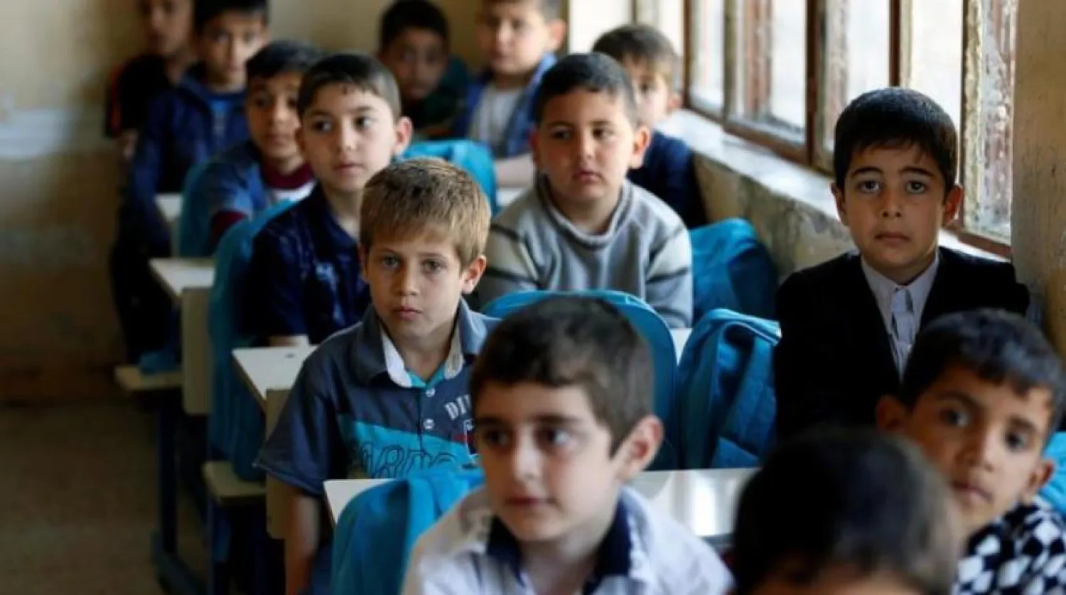 Reuters file photo of children at a school in Iraq