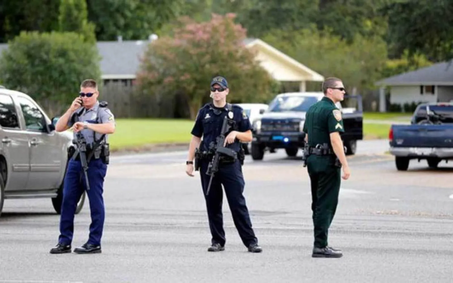 عناصر من الشرطة الأميركية (رويترز)