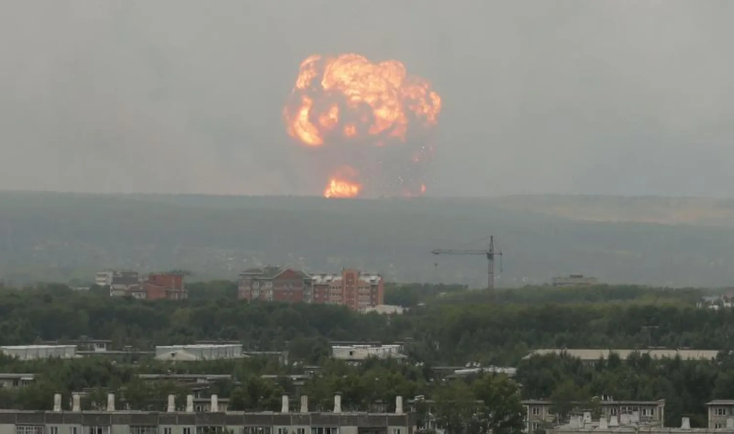 انفجار بموقع عسكري في روسيا (أرشيف - رويترز)