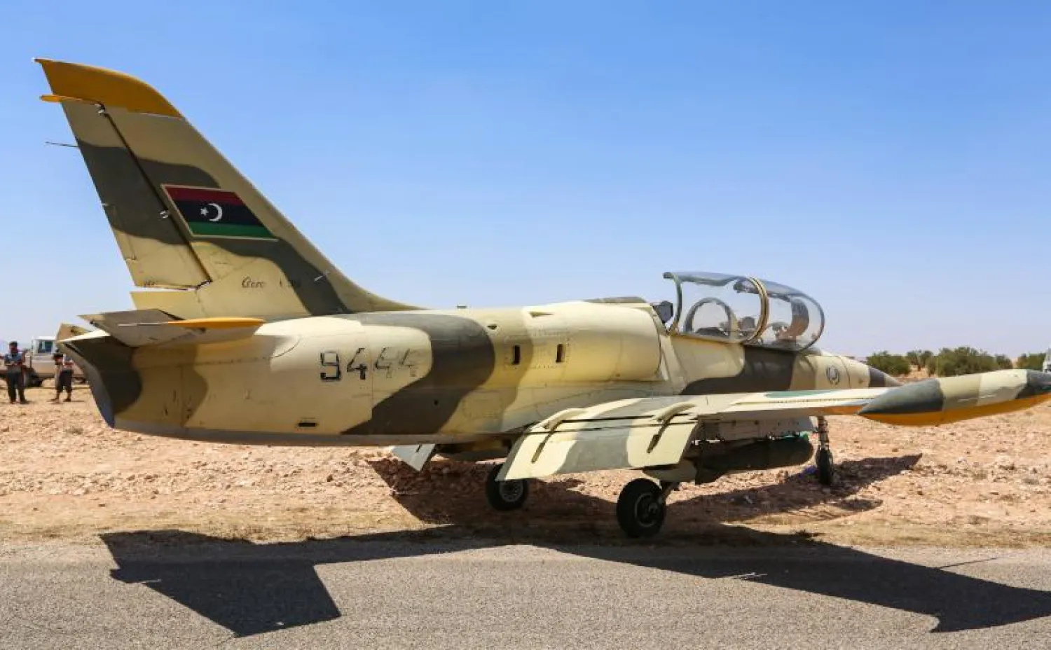 طائرة من سلاح الجو الليبي التابع للجيش الوطني (أ.ف.ب)
