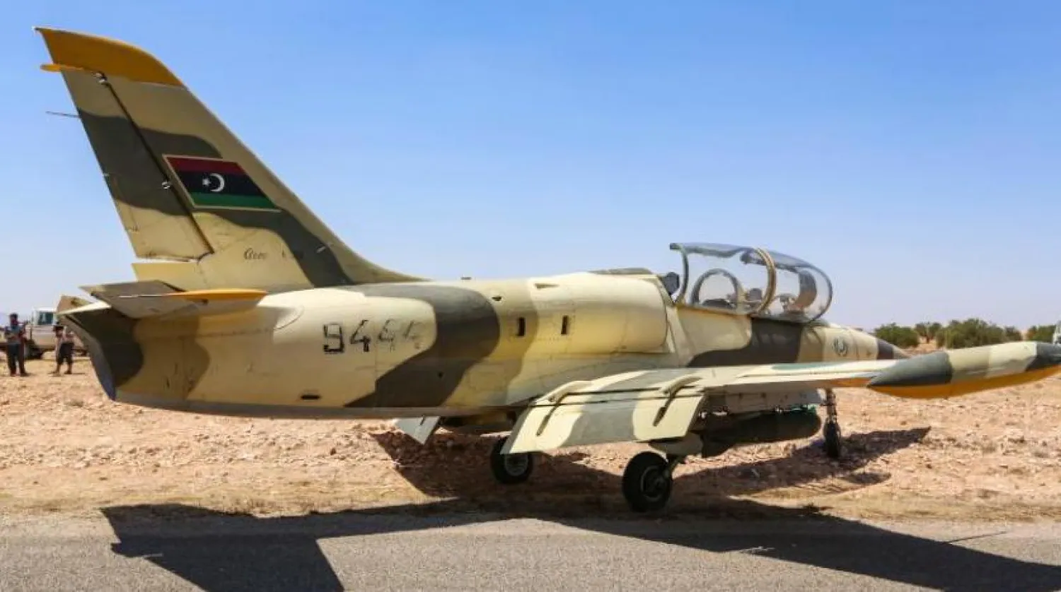 A fighter jet belonging to the LNA. AFP file photo