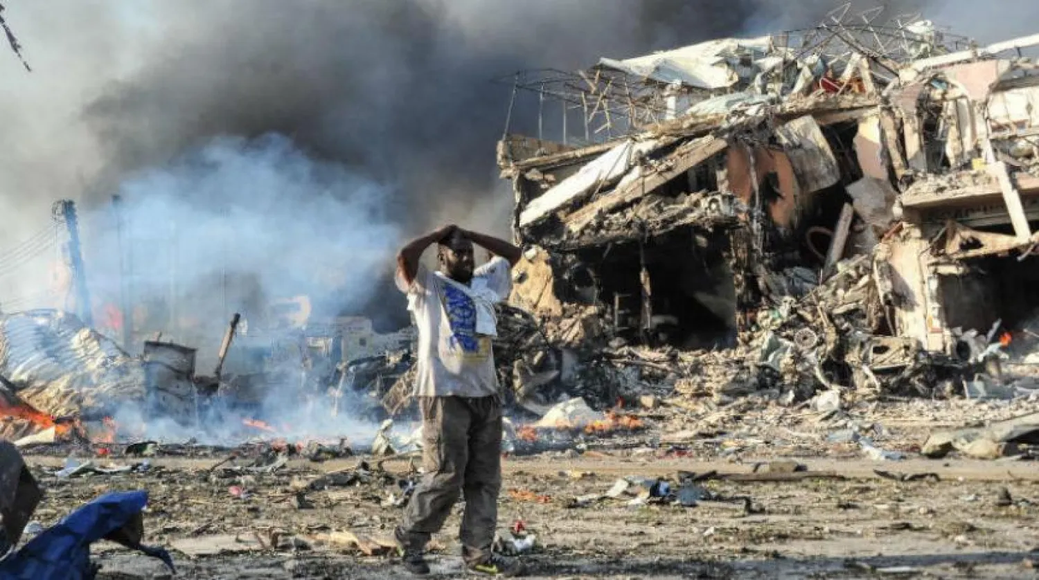 Somali’de meydana gelen önceki patlama (AFP)