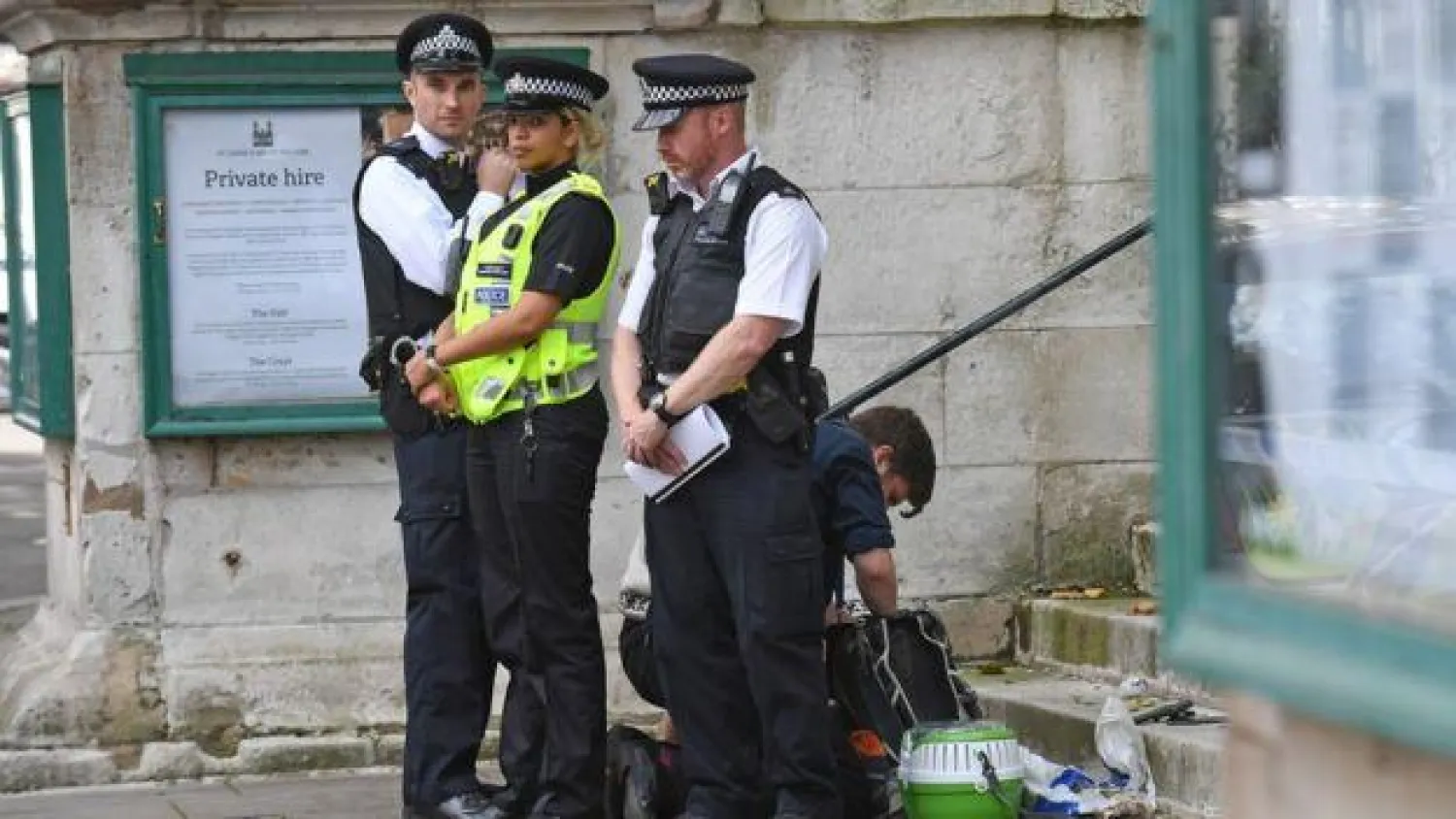 مكان عملية الطعن (بي بي سي)