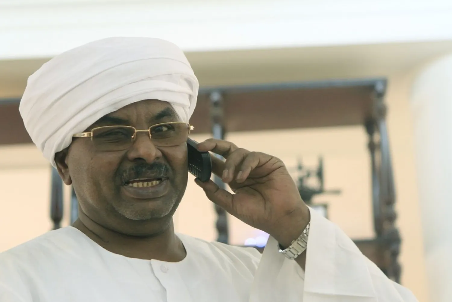 Salah Ghosh, pictured in 2013, was credited with building Sudan's National Intelligence and Security Service into one of the most powerful security agencies of Omar al-Bashir's regime | AFP