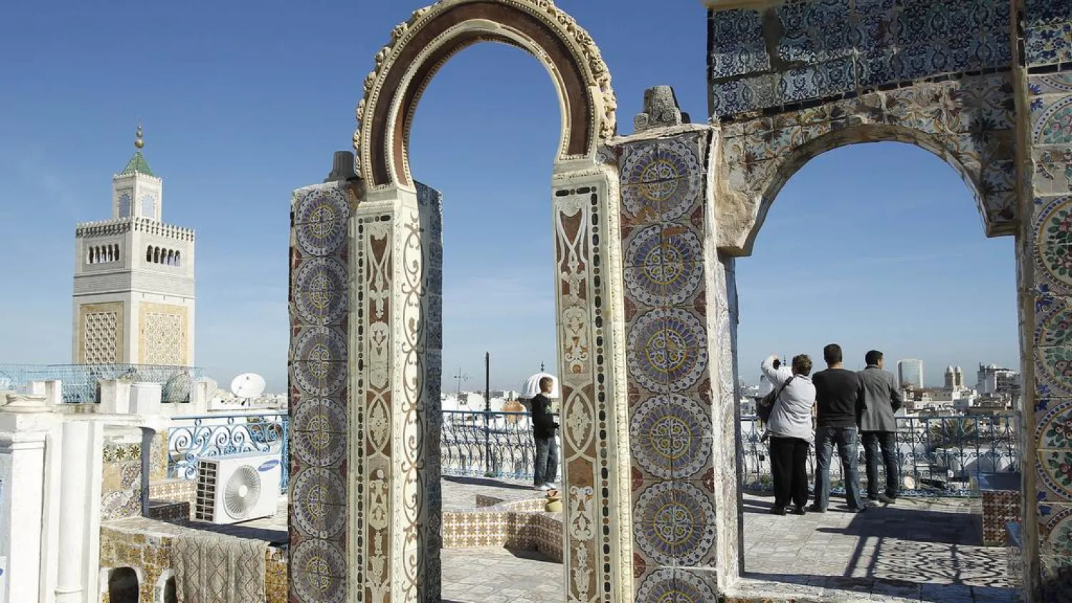 Visitors tour the medina, the old city of Tunis. (Reuters file photo)