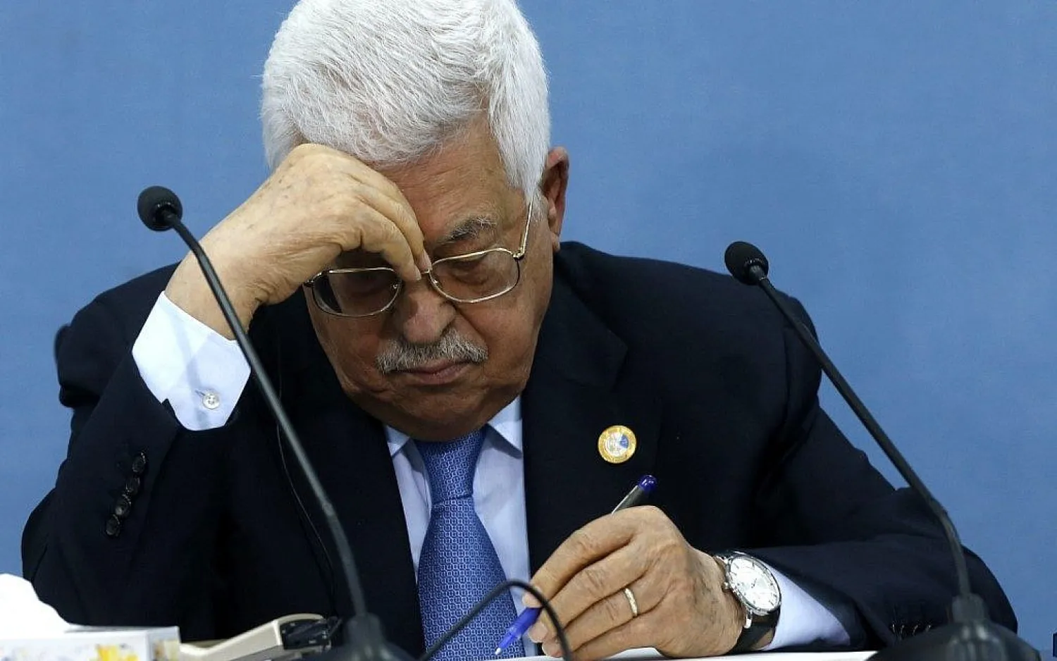 Palestinian President Mahmoud Abbas. (AFP)