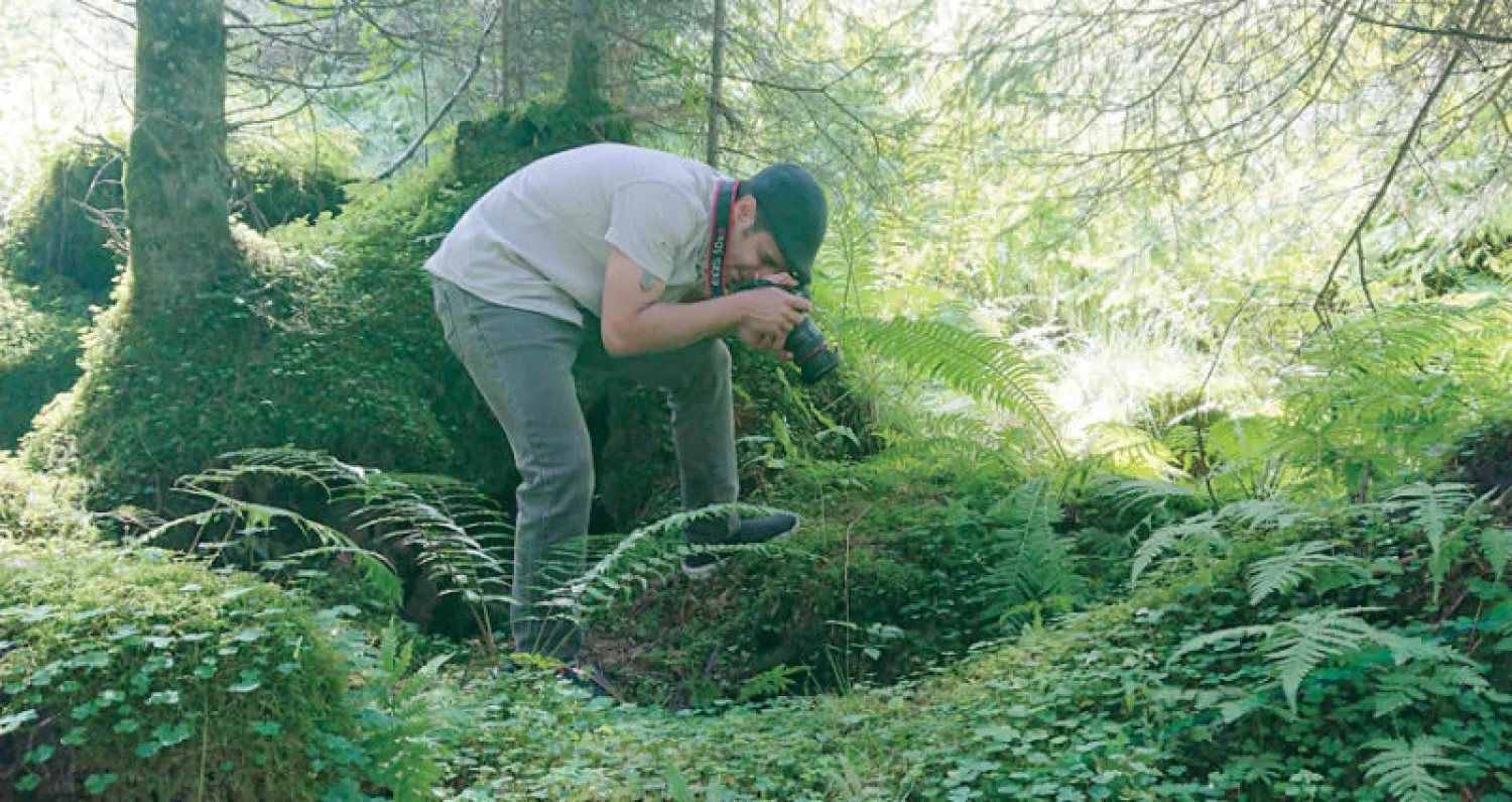 المصور السعودي مفيد أبو شلوة وصور لبعض أعماله