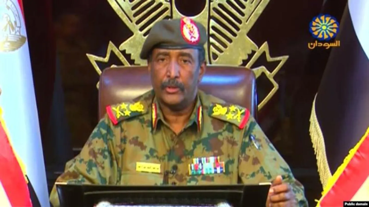 الفريق أول عبد الفتاح برهان (أرشيفية - التلفزيون الرسمي للسودان)