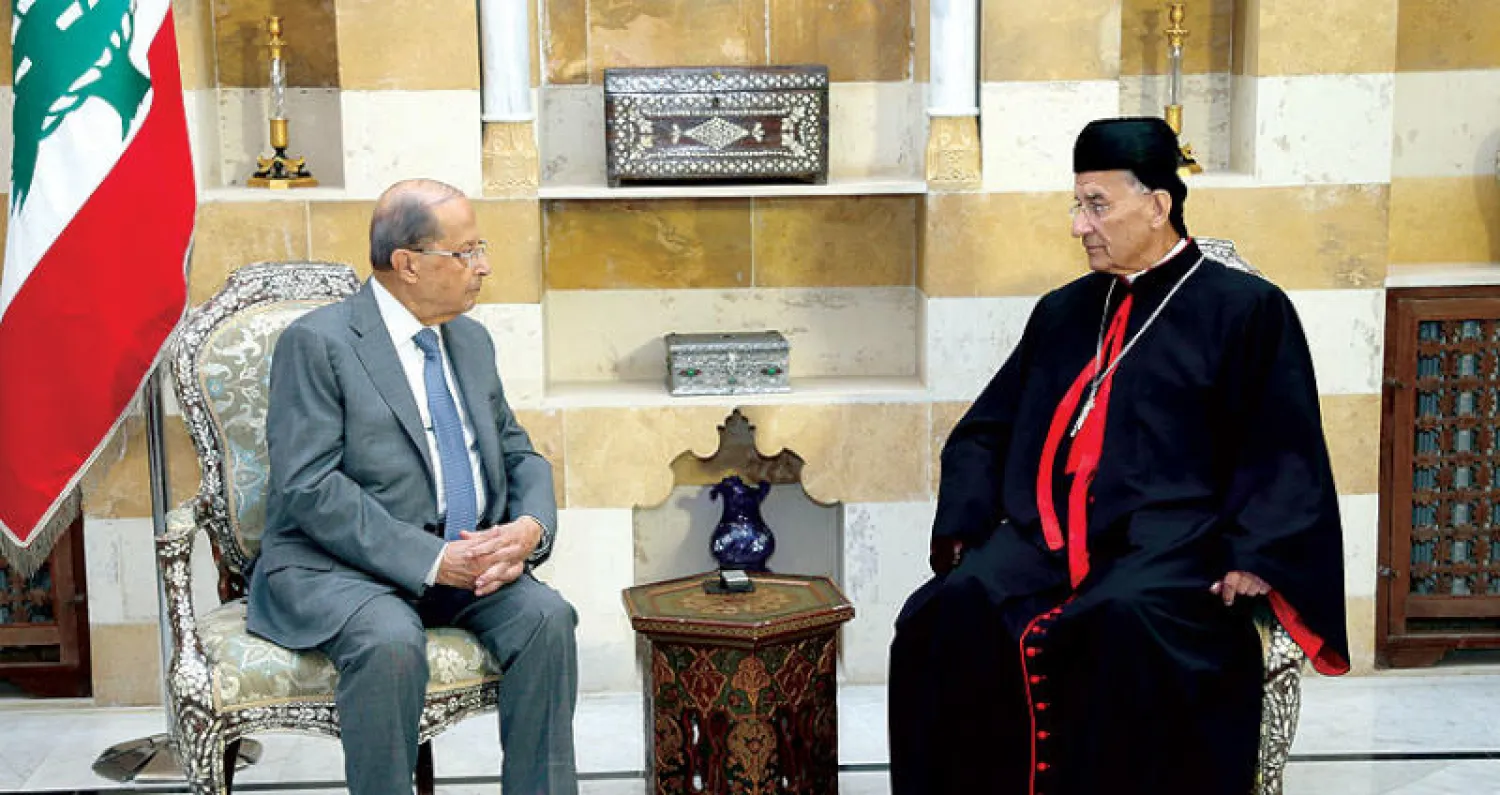 الرئيس ميشال عون مستقبلاً البطريرك الراعي أمس (دالاتي ونهرا)