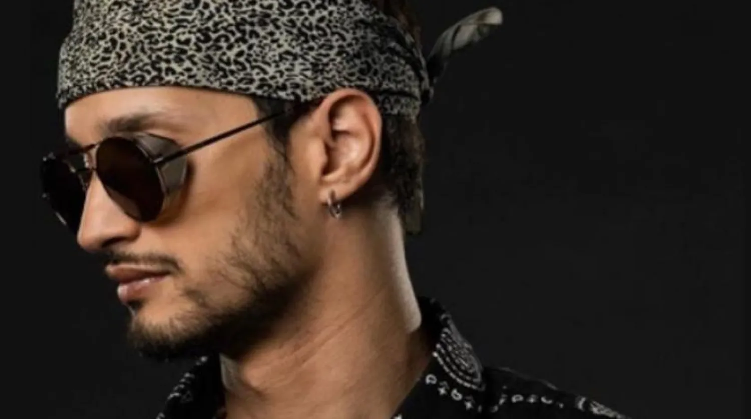 Rap star Abderraouf Derradji. Photo taken from his official social media account