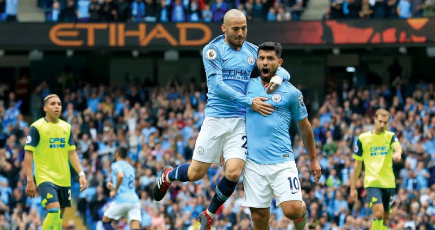 أغويرو وسيلفا شراكة منحت مانشستر سيتي التفوق  (غيتي)