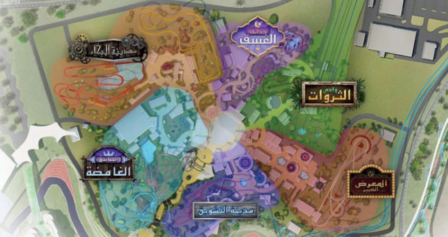 خريطة الموقع العام لمشروعات «6 فلاجز»