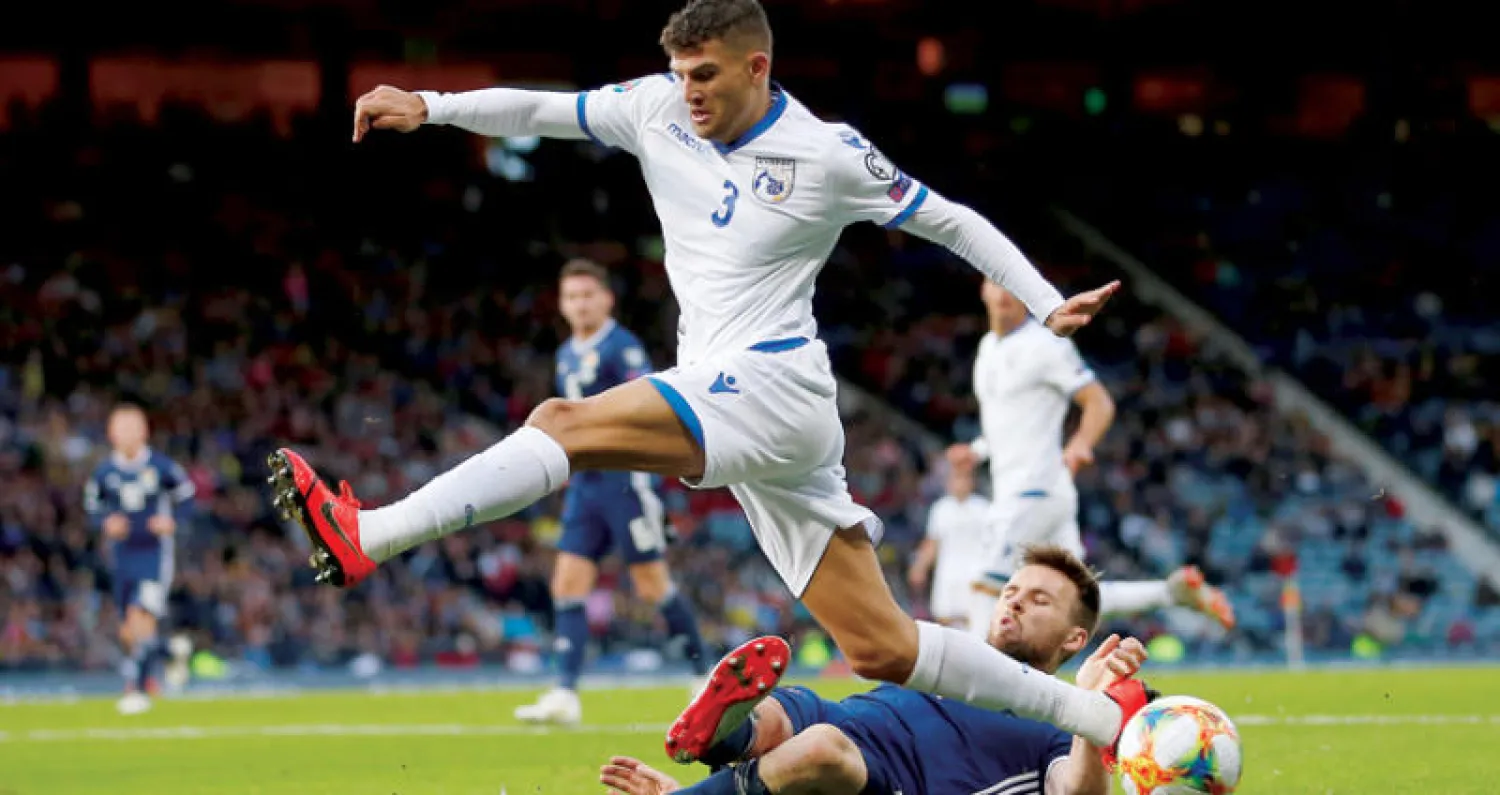 نيكولاس إيوانو يتألق مع المنتخب القبرصي