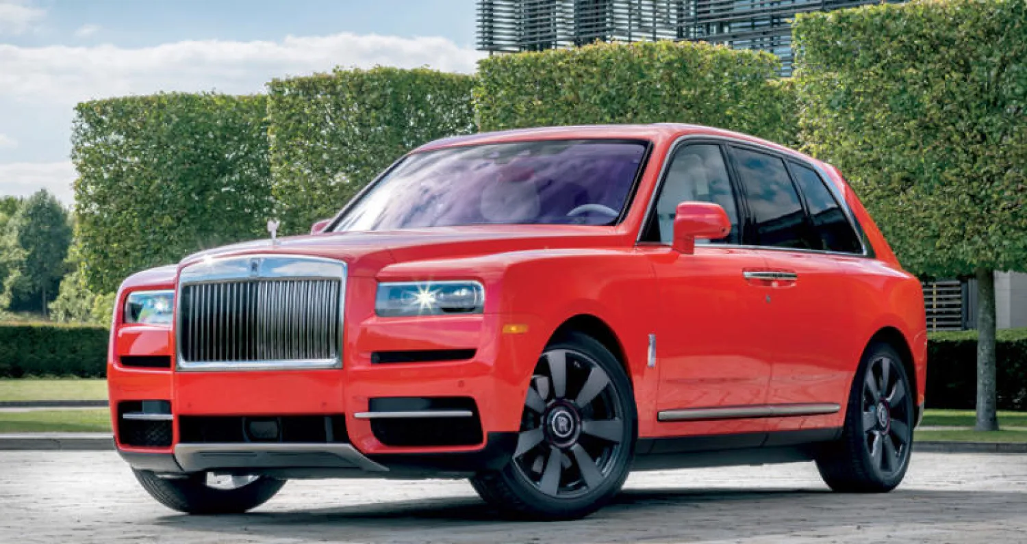 «رولزرويس كالينان» البرتقالية