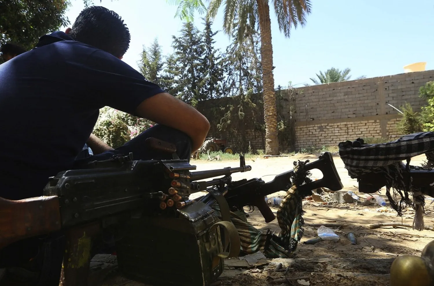 The LNA maintains its offensive to recapture Gharyan. (Getty Images)