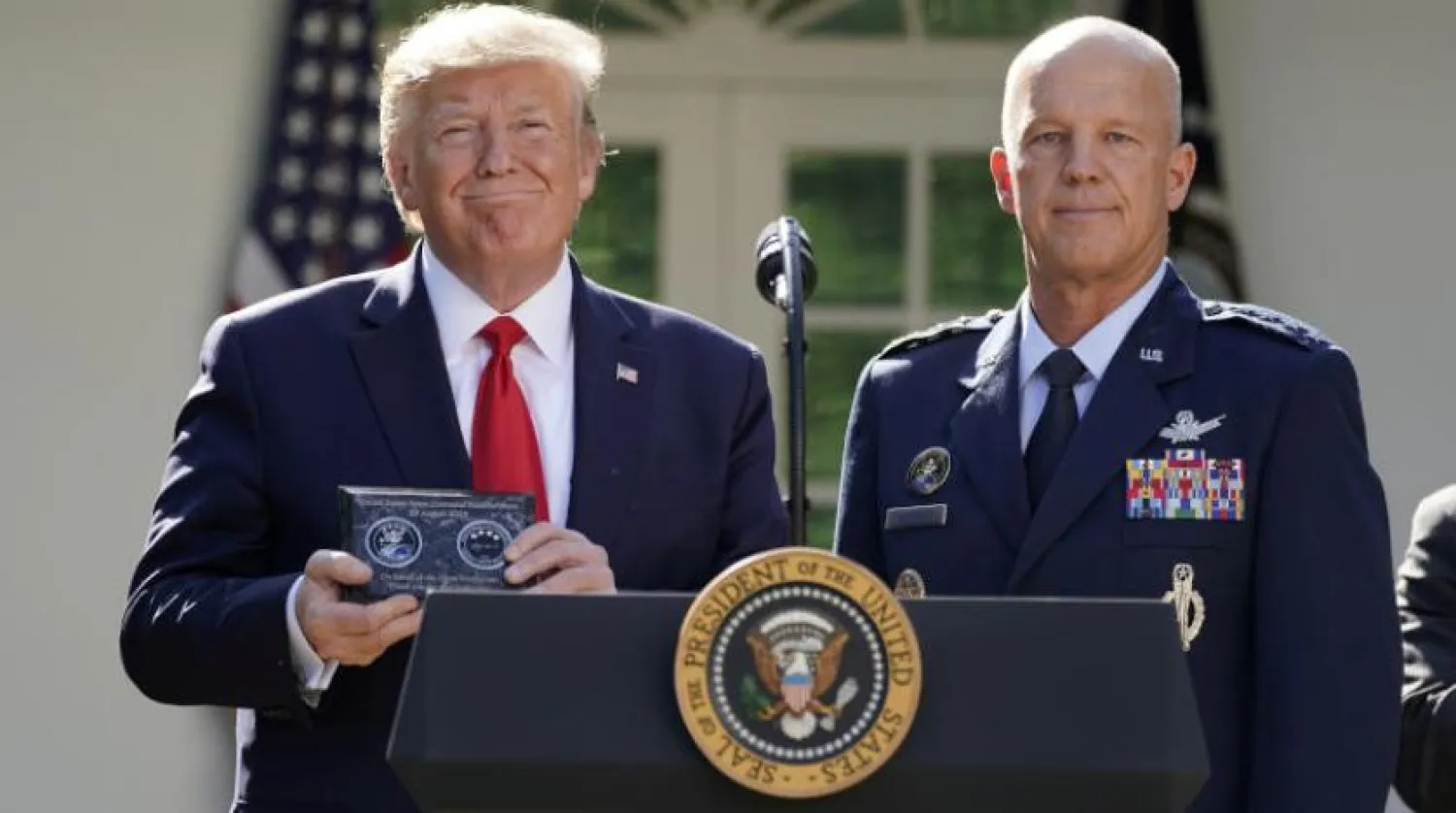 ABD Başkanı Donald Trump ve General John William Raymond Beyaz Saray’da (Reuters)