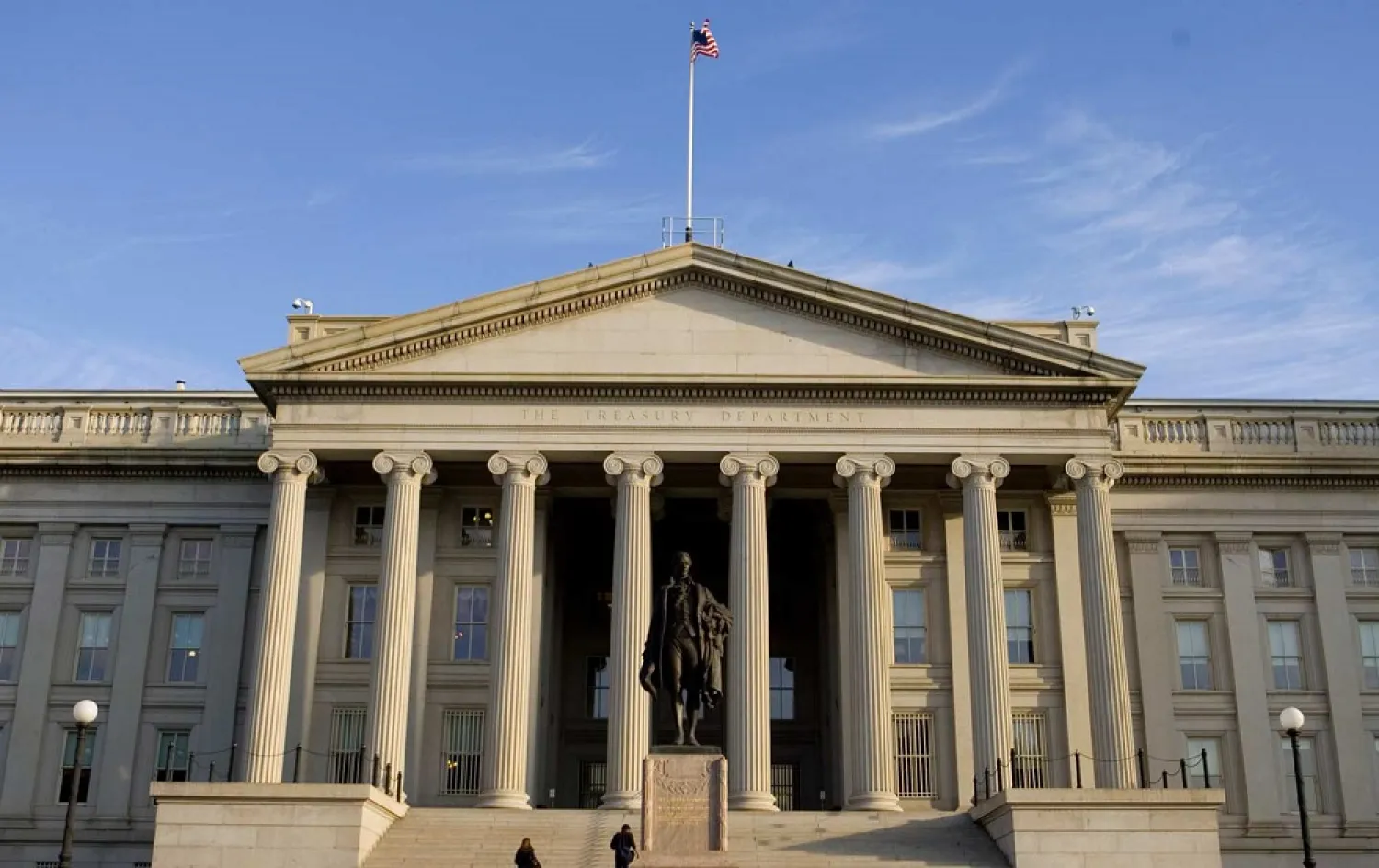 Department of Treasury in Washington.