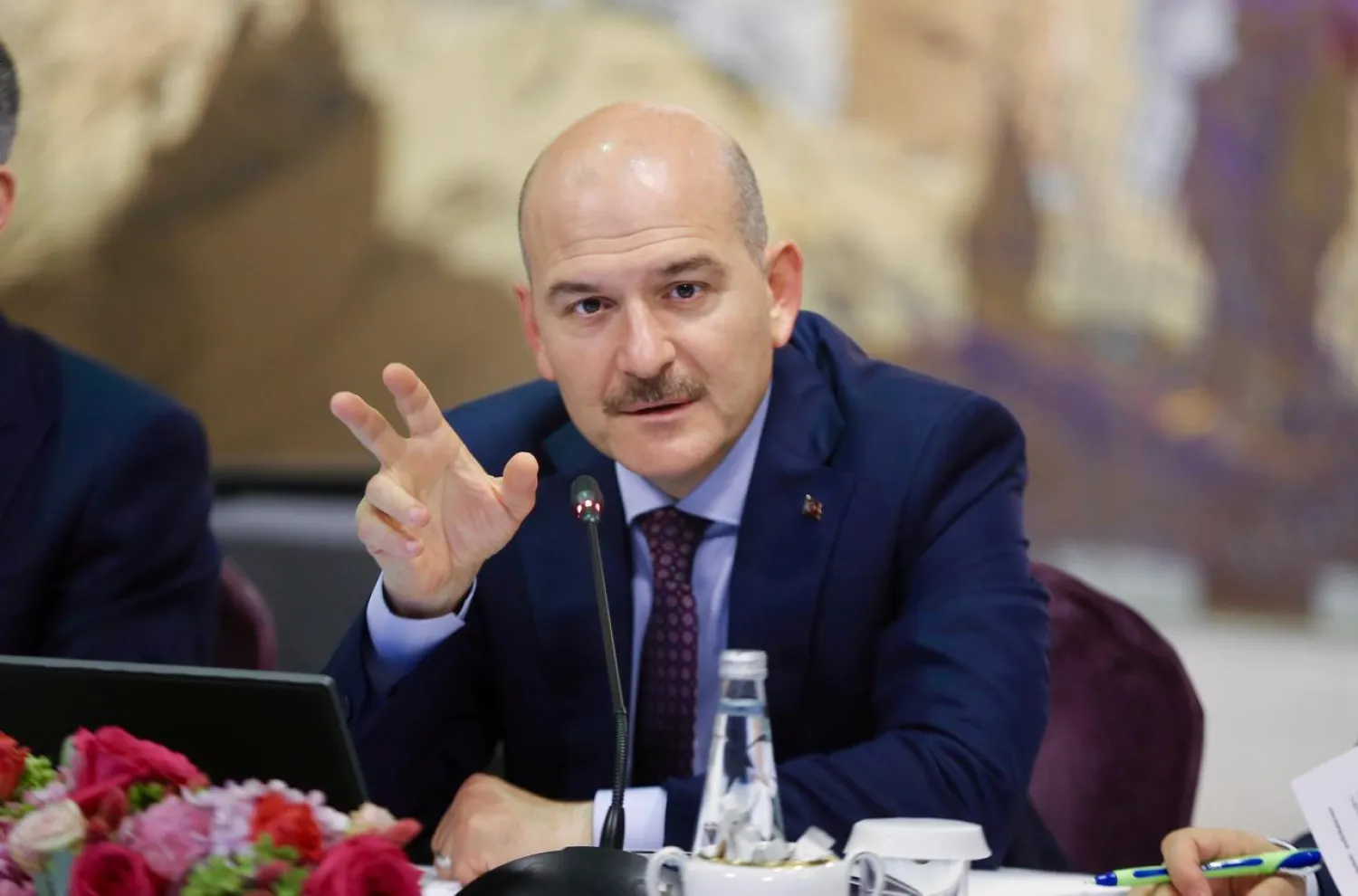 Turkish Interior Minister Suleyman Soylu. (Reuters)