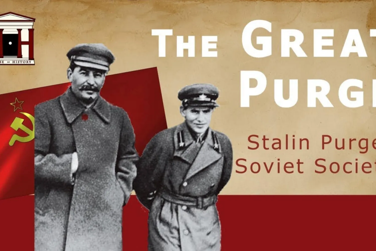 House of History kanalının Stalin’in büyük temizlik kampanyası hakkında hazırladığı kısa bir belgeselin posteri (Youtube)