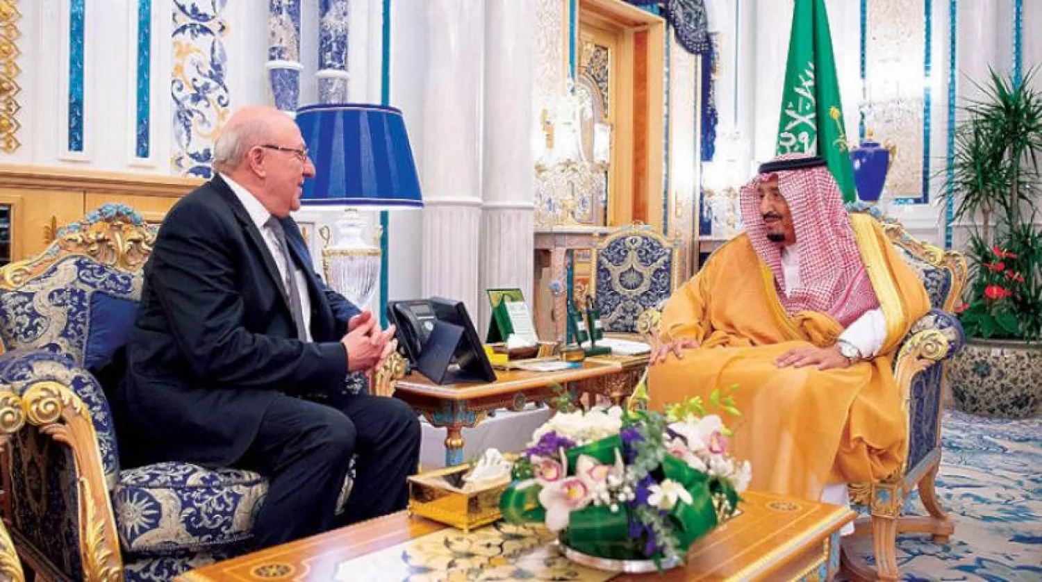 Saudi King receives the Egyptian ambassador in Jeddah. SPA