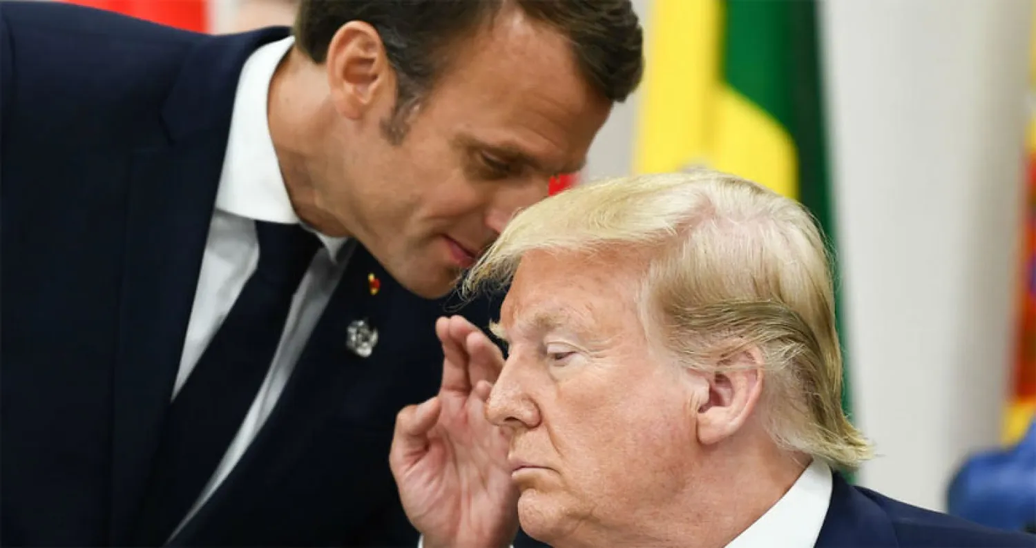  الرئيسين دونالد ترمب وإيمانويل ماكرون ما زالا على تواصل.